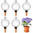 Globos de Riego para Plantas DI QIU REN Paquete de 6 de 560 ml Transparentes