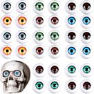 Globos oculares de Halloween Skylety Plastic Half Eyeballs 32 peças