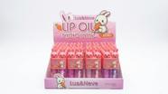 Gloss Lip Oil 2 em 1 Lua e Neve Coelhinho - Brilho Labial e Hidratação com Glitter - Super Fofo e Tendência