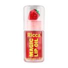 Gloss Magic Lip Oil Morango Ricca Brilho Labial Líquido Hidratante 4ml