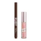 Gloss Volume Big & Full Power + Lapiseira Labial Volume Big & Full - Ruby Kisses Cor:Warm Brown Gloss Volume Big & Full Power + Lapiseira Labial Volume Big & Full - Ruby Kisses Cor:Warm Brown