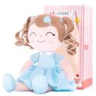 Gloveleya Boneca Coração Azul 40 Cm + Sacola By Metoo - Original