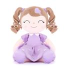 Gloveleya Boneca Coração Lilás 40 Cm + Sacola By Metoo - Original