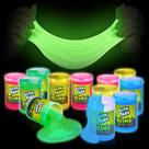 Glow in the Dark Slime Playbees, pacote com 12 Ninja Turtle Boys