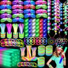 Glow Party Supplies OLUPP 282 unidades com bastões luminosos de espuma e muito mais