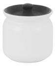 GLOW POTE 10x11x11cm 450ml CERÂMICA BRANCO