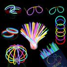 Glow Sticks AIVANT Glowsticks 8 polegadas 60 unidades com conectores x60 Glow Sticks AIVANT Glowsticks 8 polegadas 60 unidades com conectores x60