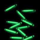 Glow Sticks GiftExpress, 100 unidades pequenas, verdes, 4,3 cm de comprimento Glow Sticks GiftExpress, 100 unidades pequenas, verdes, 4,3 cm de comprimento