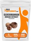 Glucomanano em pó BulkSupplements.com 500 g (1,1 libras)