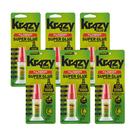Glue Krazy Glue, ponta de escova de gel multiuso, 5g, 6 unidades Glue Krazy Glue, ponta de escova de gel multiuso, 5g, 6 unidades