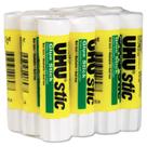 Glue Stick UHU Stic Permanent Clear Application 8 ml, pacote com 12