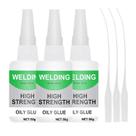 Glue SupLee Welding, alta resistência, oleosa, 150g, 50mL, pacote com 3