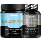 Glutamina Pura 250g + Cromo Picolinato 120 Caps Growth