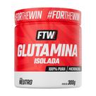 Glutamina Pura Isolada Pote 300g FTW