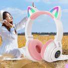 Gm26 Cat Ear Wireless 5.0 Luminous Computer Gaming Headset Fone