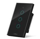 Gmart Interruptor Parede Wifi+ble 3 Botao Preto
