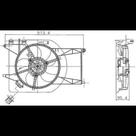Gmv climatização 27W Fiat Strada 2001 a 2008 Valeo 698597R