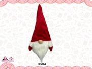 Gnomo de Pelúcia Fofa com Gorro e Barba Tam. G