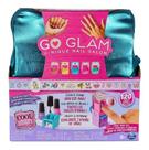 Go Glam Unique Nail Salon Kit Aplicação Pintura De Unhas Mãos e Pés- Manicure e Pedicure - Sunny