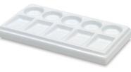 Gode De Porcelana Para Pintura Retangular 10 Cavidades Gode De Porcelana Para Pintura Retangular 10 Cavidades