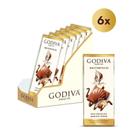 Godiva Chocolate Cremosa Com Leite e Avela 83 gr x 6 Unidades