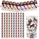 Goherii 100 Mini Figuras de Jesus 10 Cores em Atacado