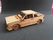 Gol 3D quadrado em MDF