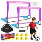 Gol de futebol MUROZA 60x45cm com bola de futebol, cones para crianças