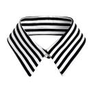 Gola falsa, coleiras removíveis, camisa meio falsa, gola de blusa