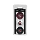 Golf Ball Team Golf NCAA South Carolina Gamecocks, pacote com 3 Golf Ball Team Golf NCAA South Carolina Gamecocks, pacote com 3