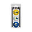Golf Ball Team Golf NFL Los Angeles Rams, pacote com 3 Golf Ball Team Golf NFL Los Angeles Rams, pacote com 3