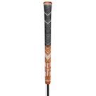 Golf Club Grip Golf Pride MCC Plus4 de tamanho médio 60 laranja escuro/branco
