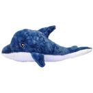 Golfinho De Pelúcia 55cm Dolphin Animais Marinhos Macio Azul