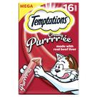 Goloso Húmedo para Gatos Temptations Crema Pastosa para Exprimir Sabor a Res 480 ml