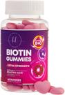 Goma de Biotina Hello Lovely! - 5000mcg para Cabelo, Pele e Unhas