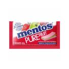Goma de Mascar Mentos Pure Fruit 3 Camadas - Fruit sem Açúcar Display com 15 Unidades de 8,5g