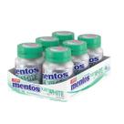 Goma de mascar Mentos pure white spearmint display com 6 potes