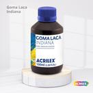 Goma laca indiana - pet/100ml sem cor