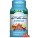 Gomas de Ashwagandha Nature's Truth 120 unidades tropicais veganas
