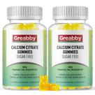 Gomas de citrato de cálcio Greabby 1200 mg com vitamina D3, K2 120 ct