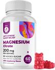 Gomas de citrato de magnésio DR. MORITZ 200 mg para adultos 60 ct