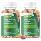 Gomas de citrato de magnésio Viteey Extra Strength 170 mg 120 ct