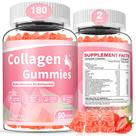 Gomas de colágeno WYuuki 180 unidades de 2500 mg com vitamina biotina