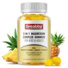 Gomas de complexo de magnésio Greabby Triple 800 mg 60 unidades
