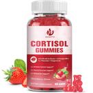 Gomas de cortisol JIANKYTZ para mulheres com 60 gomas de Ashwagandha