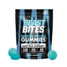 Gomas de Creatina Beast Bites 150 unidades sabor framboesa azul doce