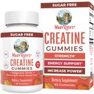 Gomas de creatina MaryRuth Organics 1 g de creatina vegana sem açúcar