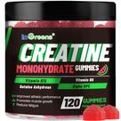 Gomas de creatina monohidratada InGreens 6g para homens e mulheres 120 ct