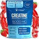 Gomas de creatina WELLNESS LABSRX 5000 mg 30 porções de morango