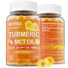 Gomas de Cúrcuma NEVISS 1000mg com Óleo MCT C8 C10 - Antioxidante